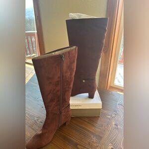 Giani Bernini Women's Dark Brown Heeled Boots